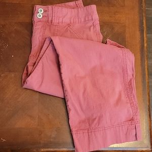 Jag Red Crop Cargo Jeans Size 2